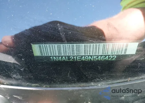 2009 Nissan Altima 2.5 S из США, поврежденный, VIN 1N4AL21E49N546422